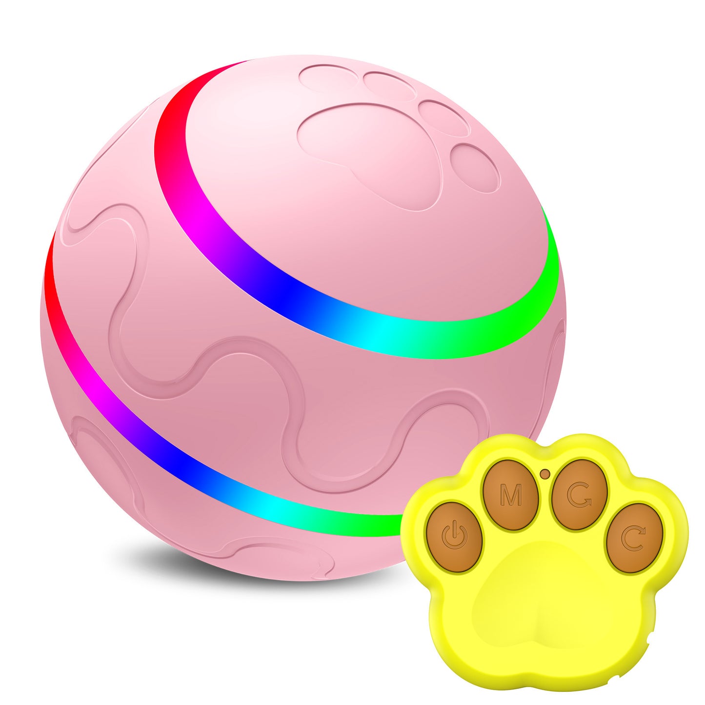Bola Inteligente Automática para Gatos – Brinquedo Interativo USB