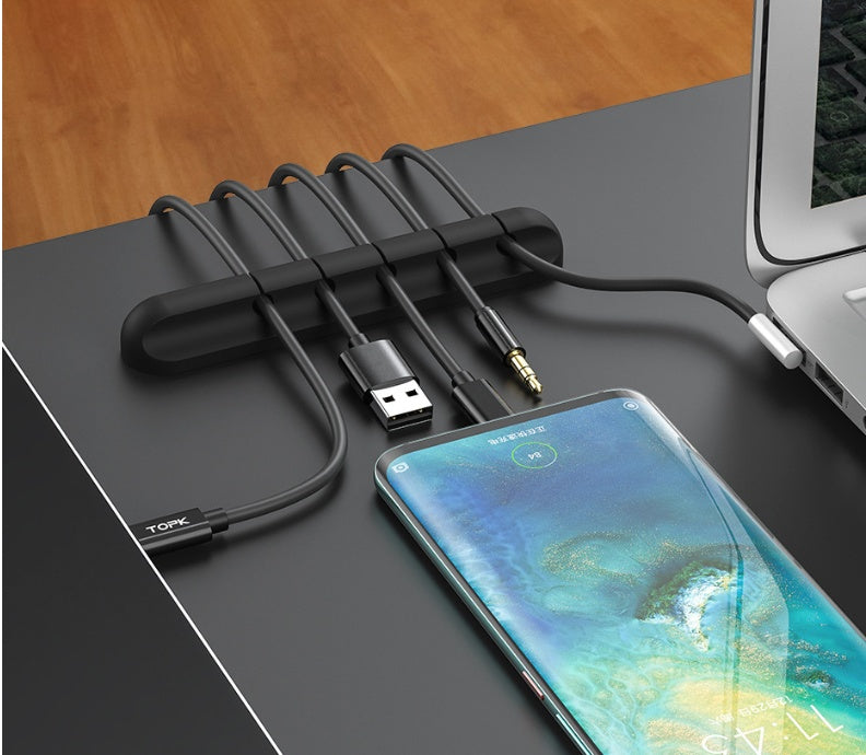 Organizador de Cabos USB de Silicone