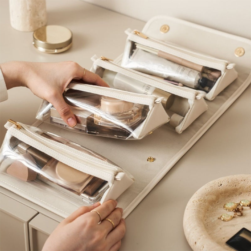 Bolsa para cosméticos dobrável
