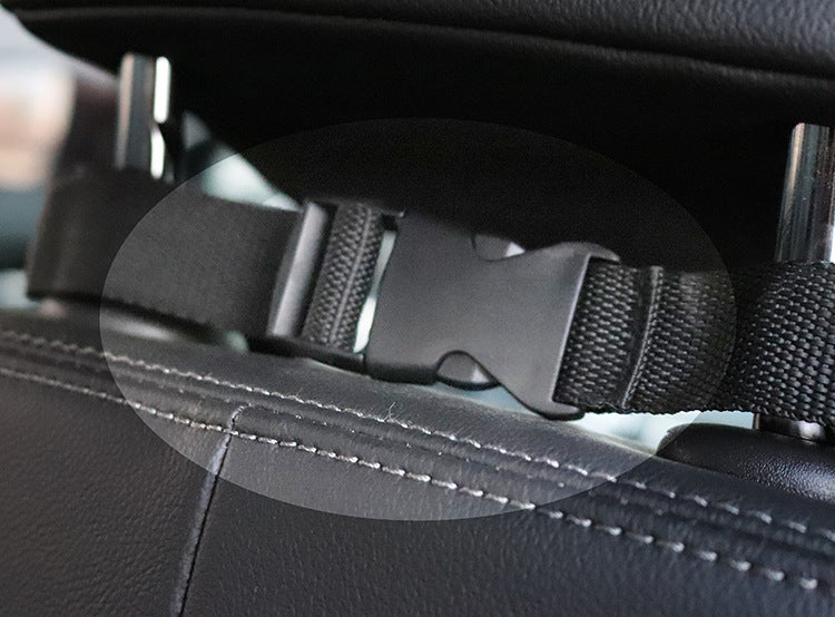 Capa para banco traseiro do carro com zíper e bolso para viagens