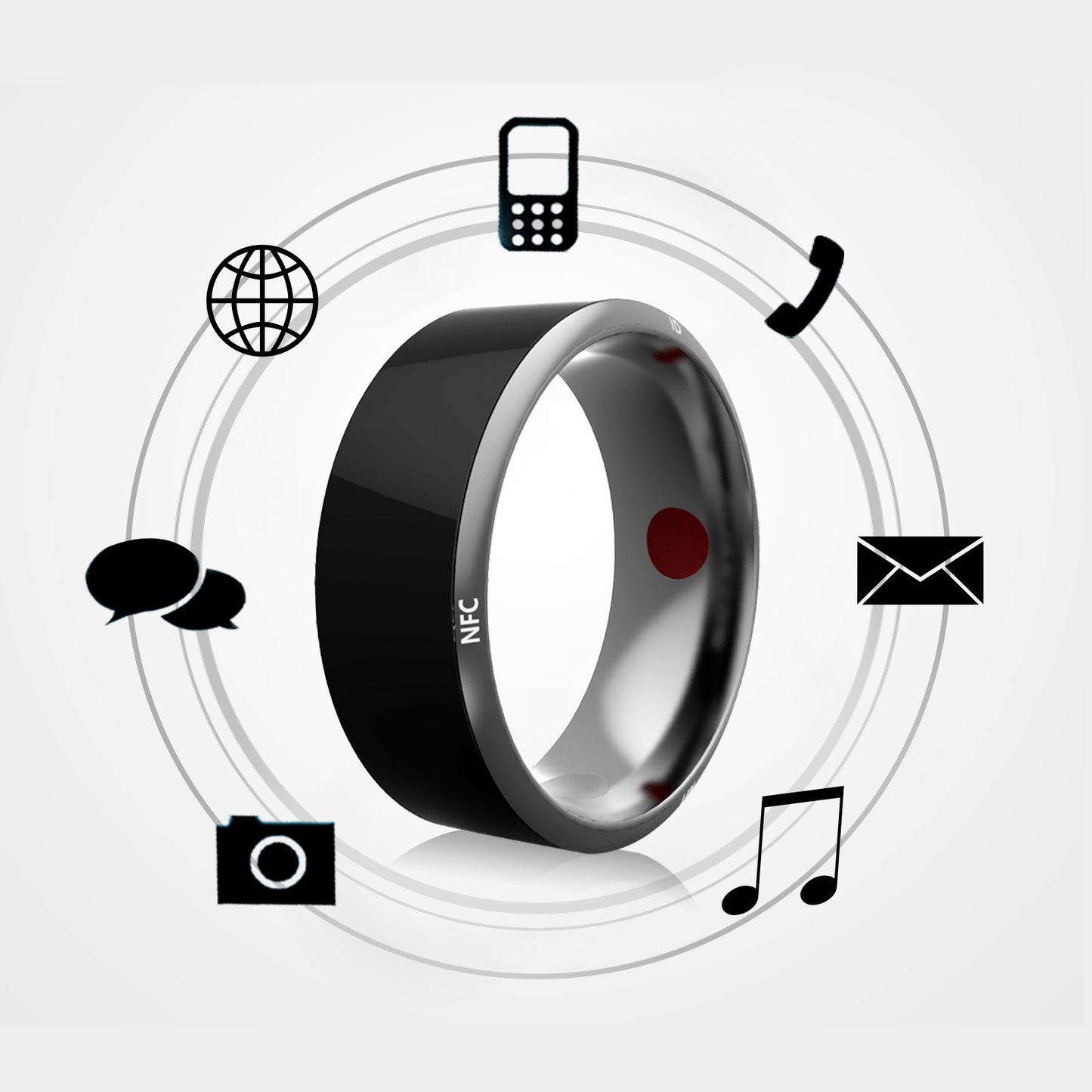 Anel Inteligente NFC – Privacidade, Estilo e Tecnologia ao Seu Alcance