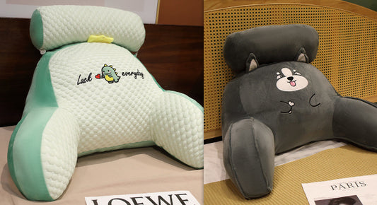 Almofada de Encosto Triangular Fluffy