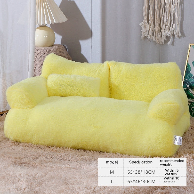 Cama de Luxo para Gatos e Cães Pequenos/Médios – Quentinha e Confortável