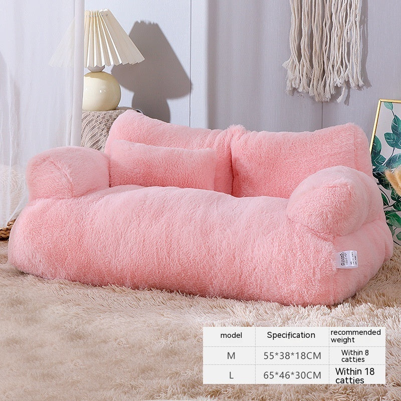 Cama de Luxo para Gatos e Cães Pequenos/Médios – Quentinha e Confortável