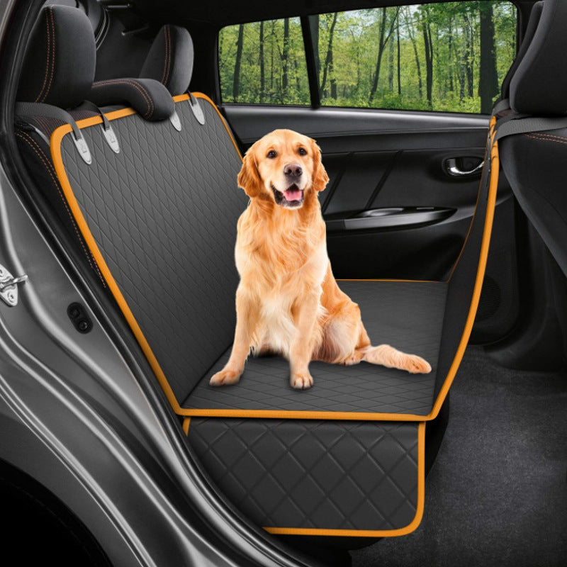 Capa para banco traseiro do carro com zíper e bolso para viagens