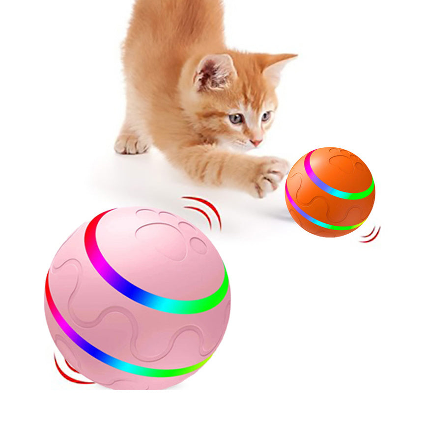 Bola Inteligente Automática para Gatos – Brinquedo Interativo USB