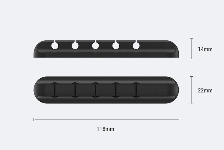 Organizador de Cabos USB de Silicone