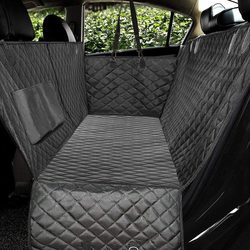 Capa para banco traseiro do carro com zíper e bolso para viagens