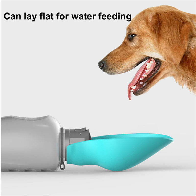 Garrafa de água portátil para cães, 800 ml