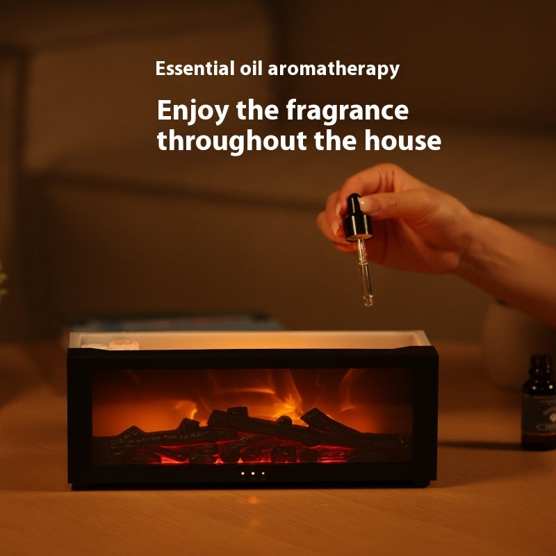 Máquina de aromaterapia com chama