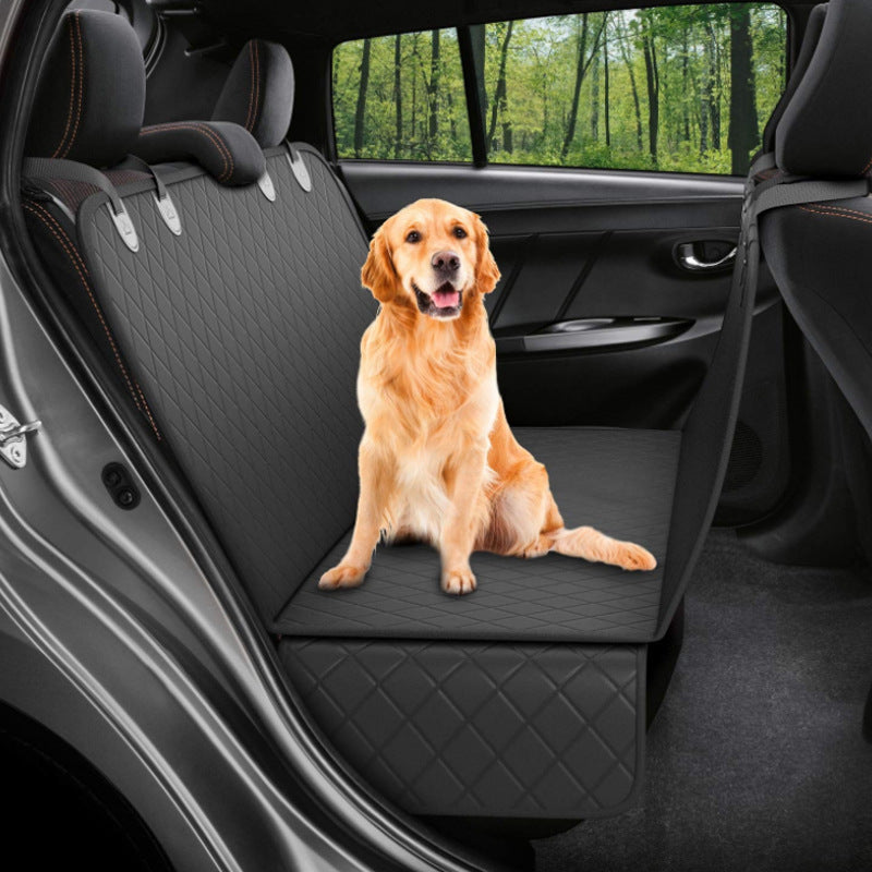 Capa para banco traseiro do carro com zíper e bolso para viagens