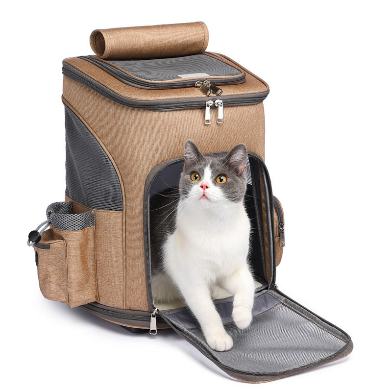 Mochila Portátil Dobrável para Animais de Estimação
