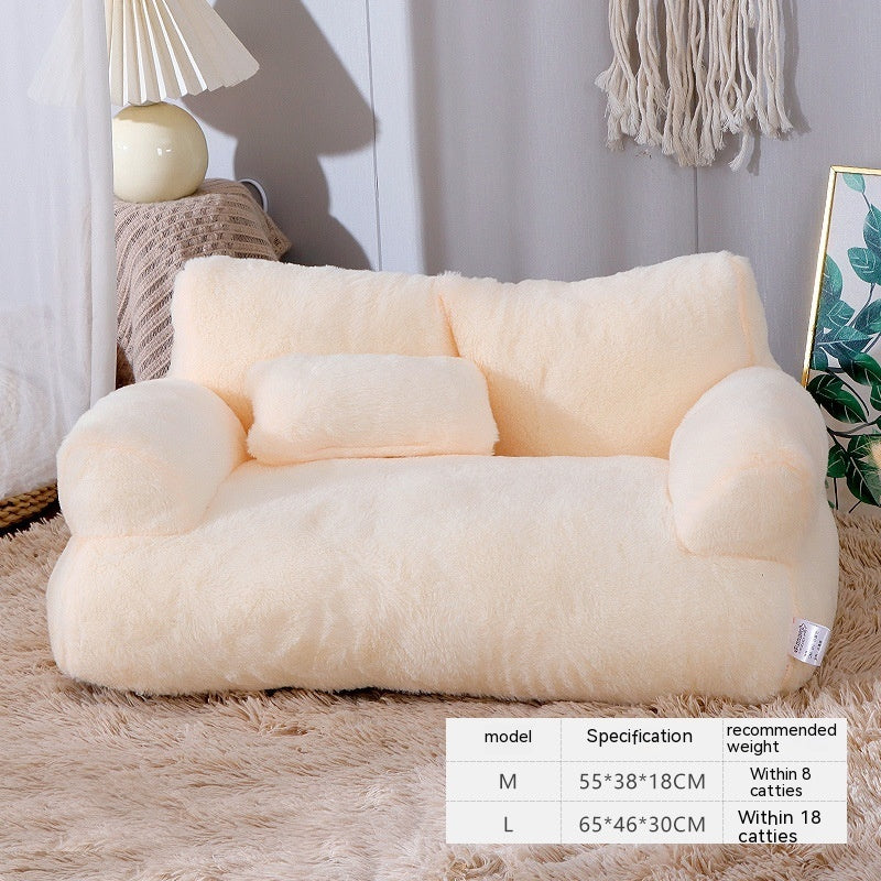 Cama de Luxo para Gatos e Cães Pequenos/Médios – Quentinha e Confortável