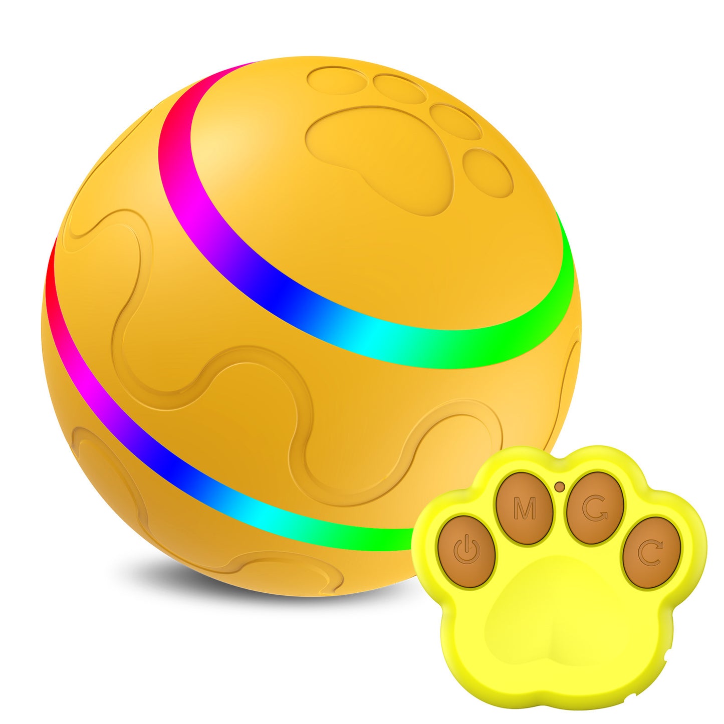 Bola Inteligente Automática para Gatos – Brinquedo Interativo USB
