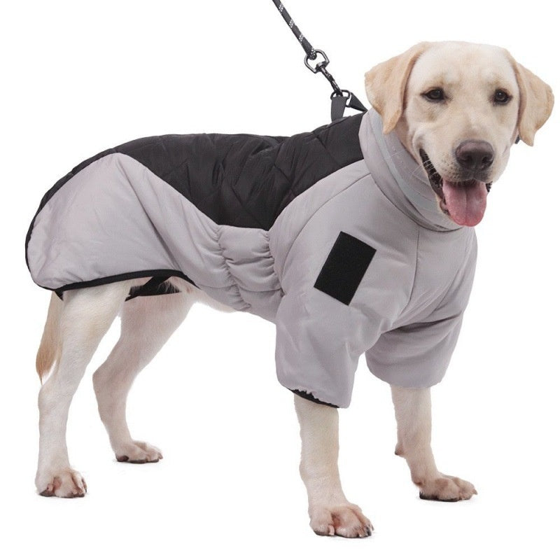 Casaco de Inverno Impermeável para Cães Médios e Grandes – Quente e Acolchoado