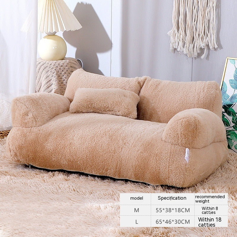 Cama de Luxo para Gatos e Cães Pequenos/Médios – Quentinha e Confortável