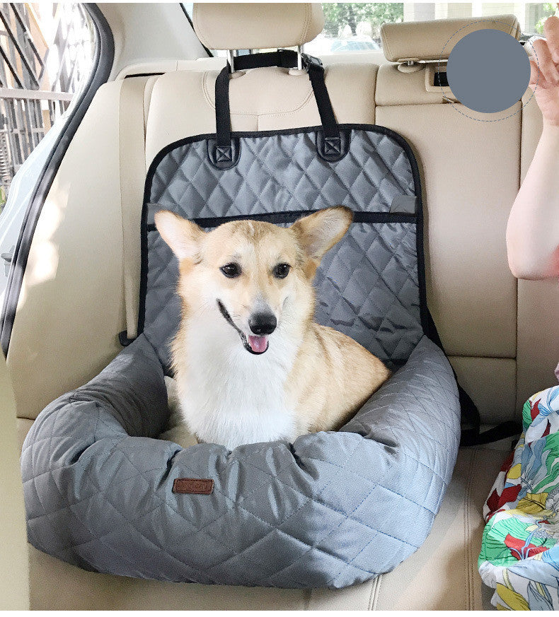 Transportadora 2 em 1 de Cão Dobrável para Carro