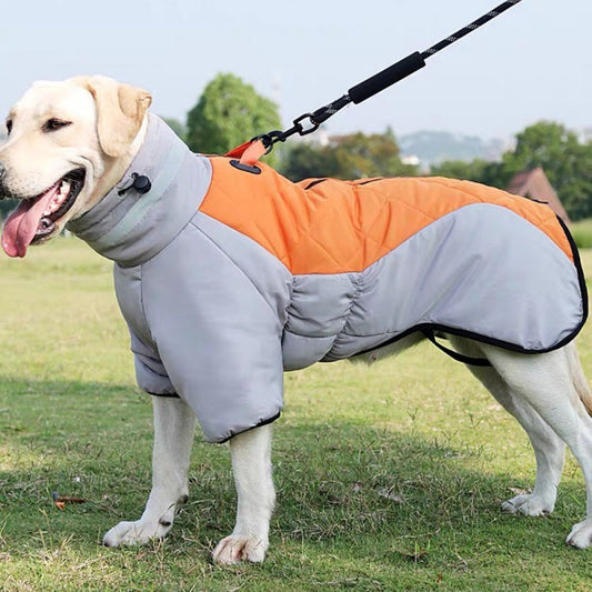 Casaco de Inverno Impermeável para Cães Médios e Grandes – Quente e Acolchoado