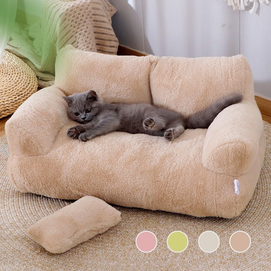 Cama de Luxo para Gatos e Cães Pequenos/Médios – Quentinha e Confortável