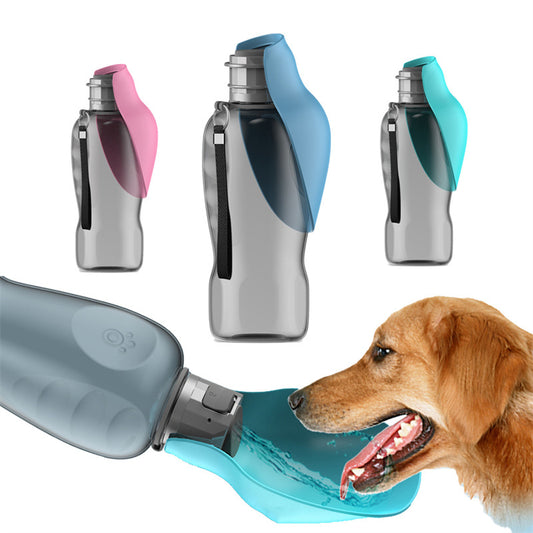 Garrafa de água portátil para cães, 800 ml