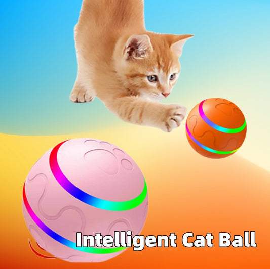Bola Inteligente Automática para Gatos – Brinquedo Interativo USB